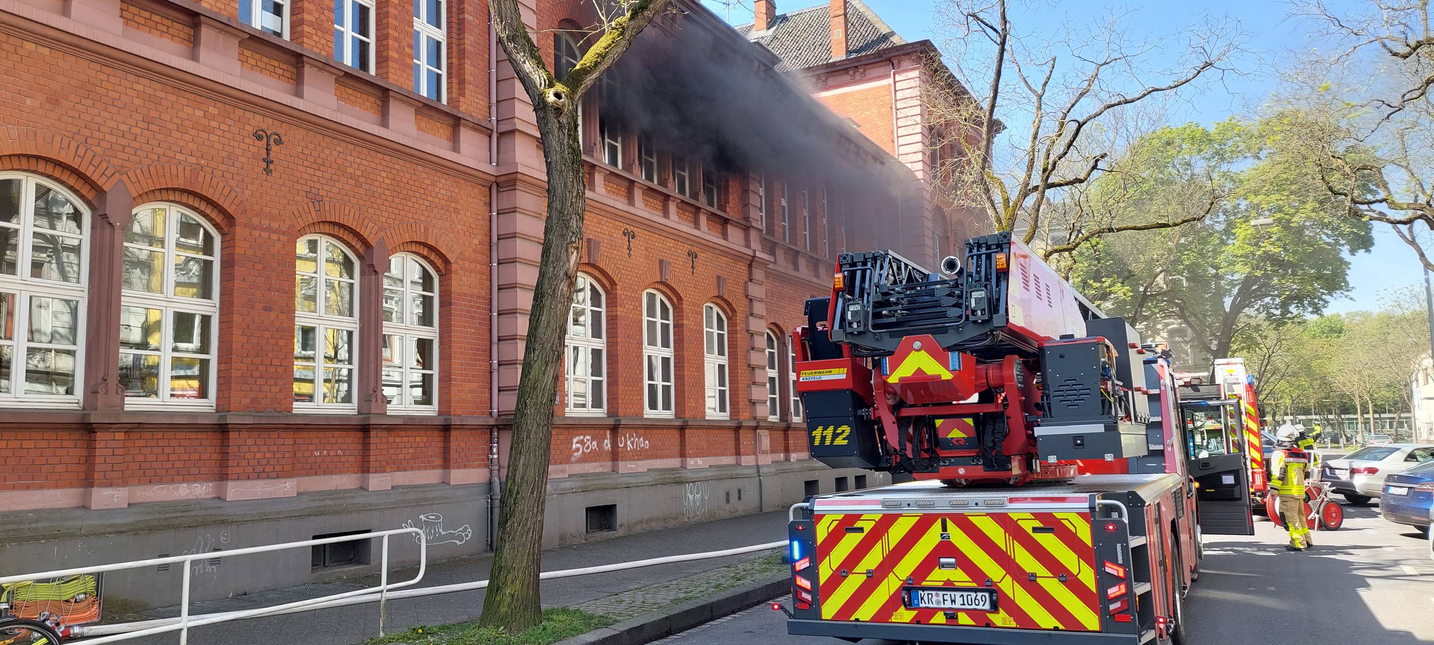 Krefeld: Brand in Albert-Schweizer-Schule