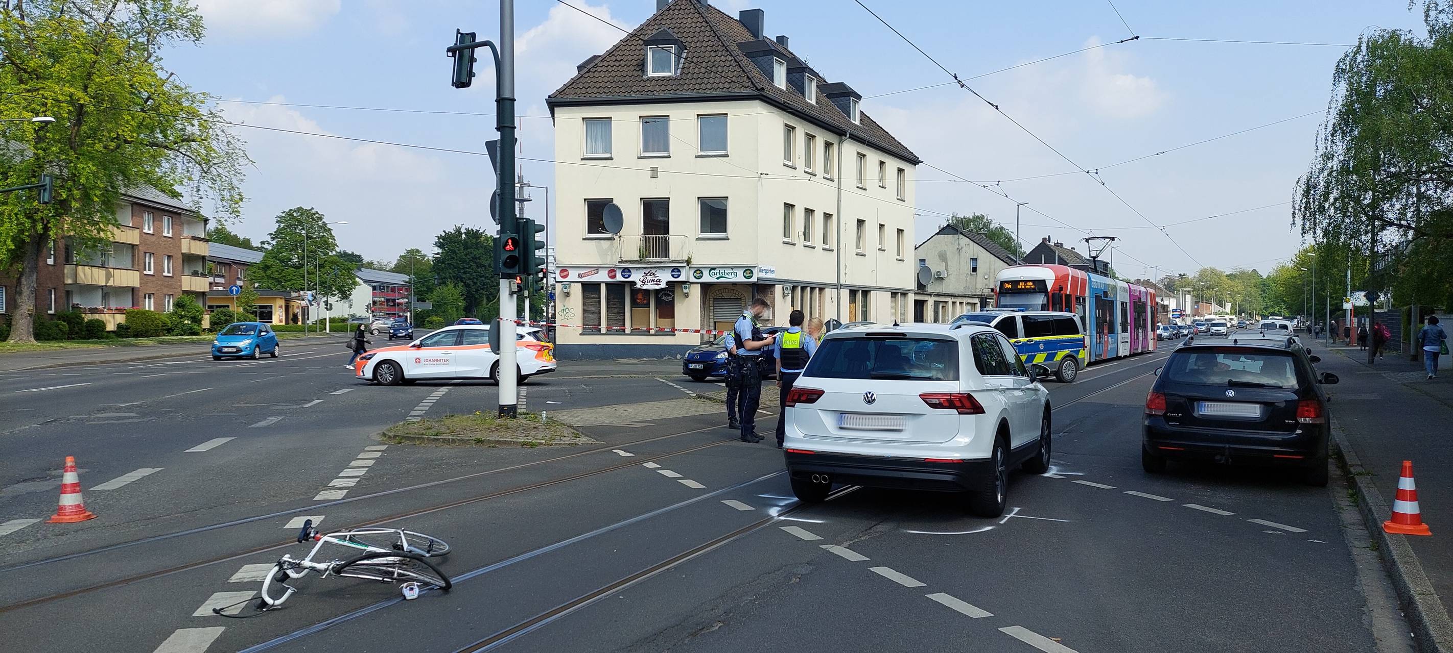 Schwerer Verkehrsunfall in Krefeld
