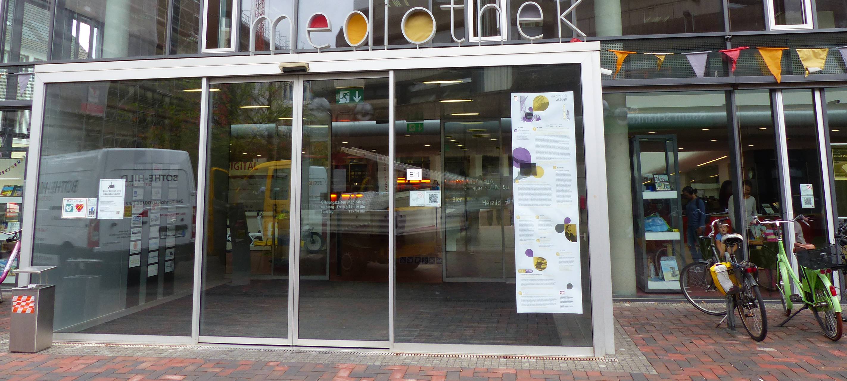 Krefeld: Umbauarbeiten in der Mediothek