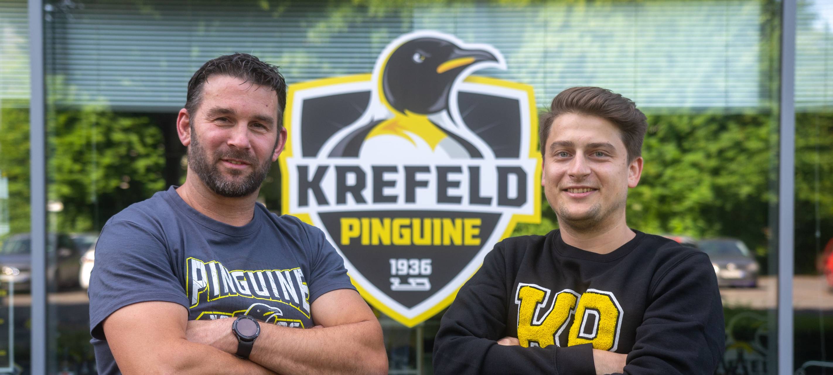 Neues Stadionsprecher-Duo für die Krefeld Pinguine