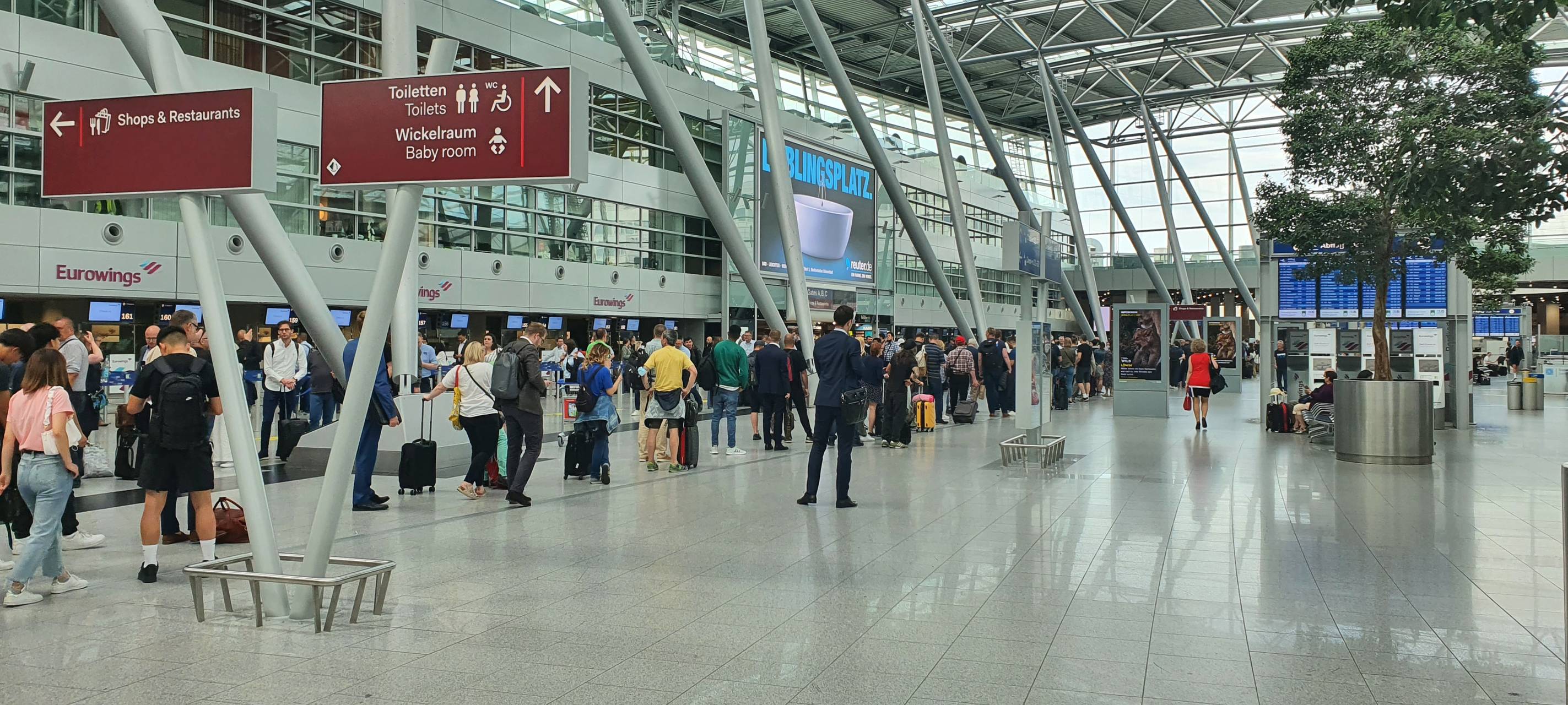 Streik am Flughafen Düsseldorf: Verzögerungen und Ausfälle