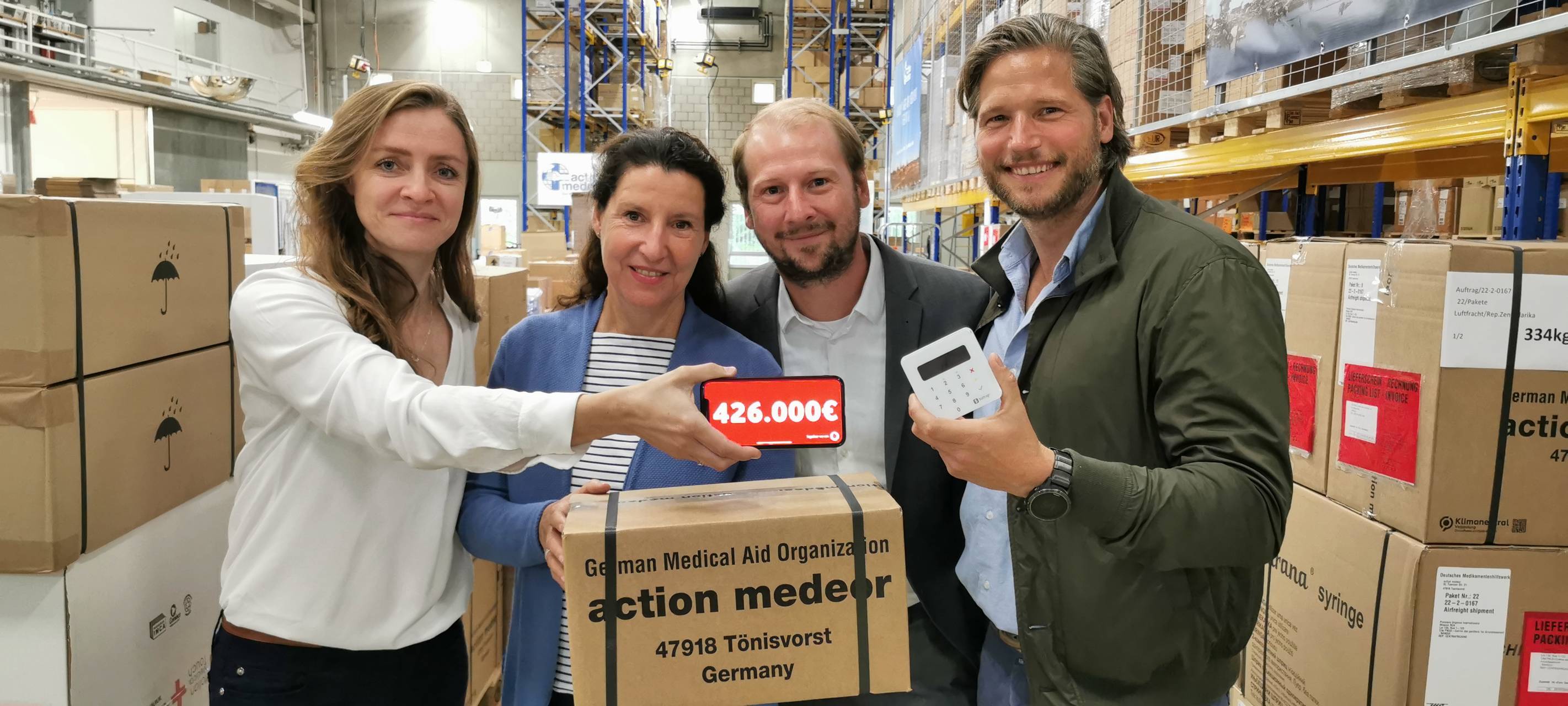 Spenden an action Medeor