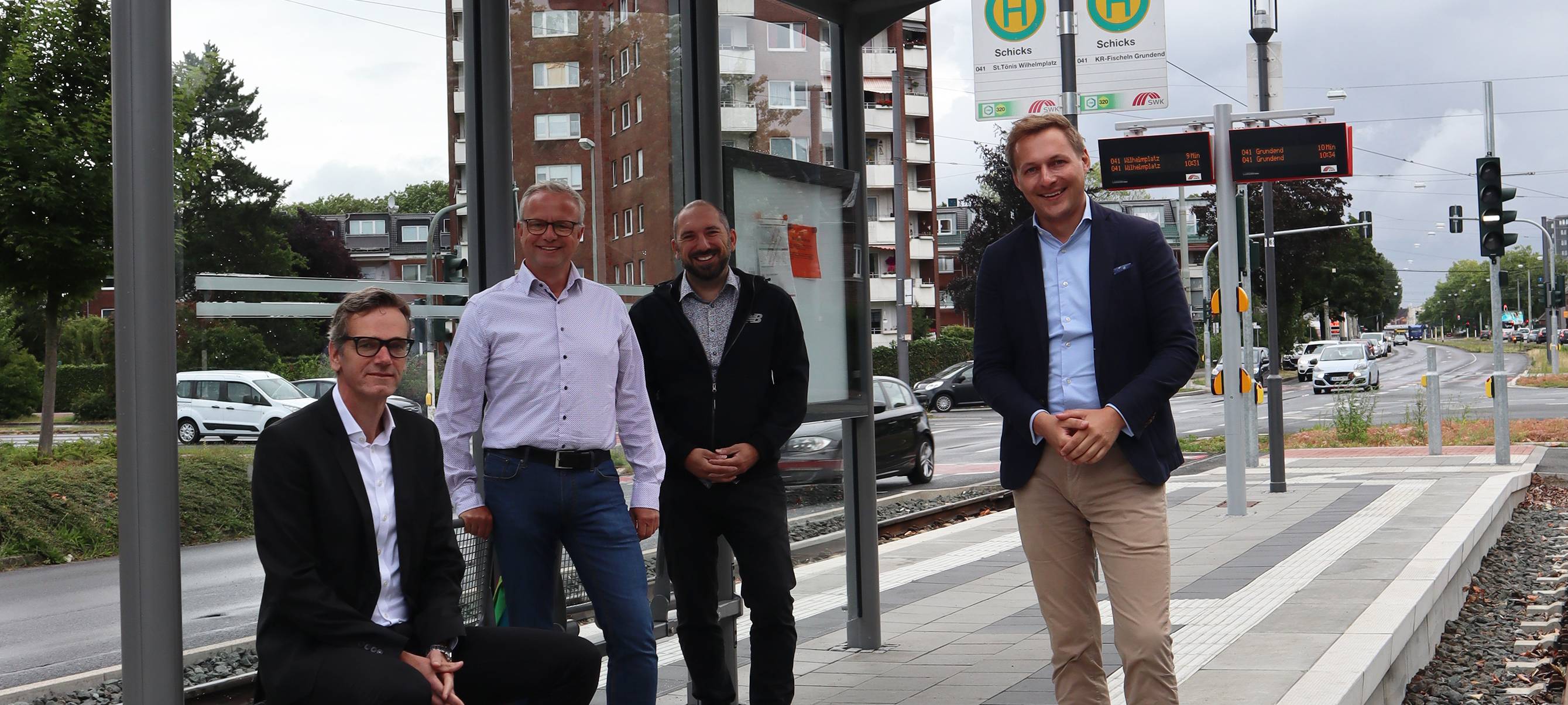 Die erste grüne Haltestelle für Krefeld