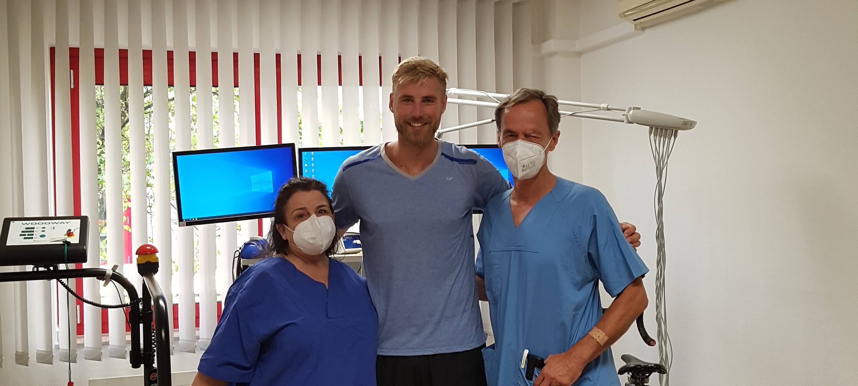 Gesundheitschecks bei den Krefeld Pinguinen