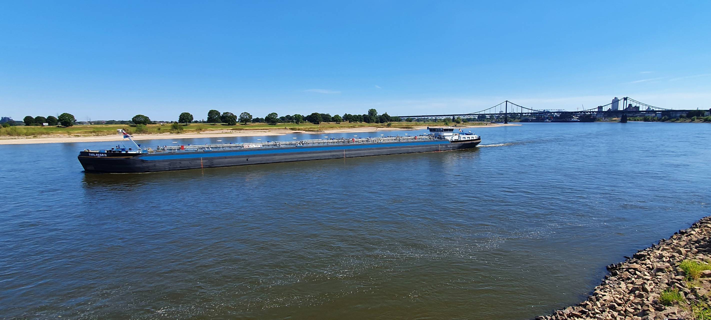 Arbeiten am Rhein bei Krefeld abgeschlossen