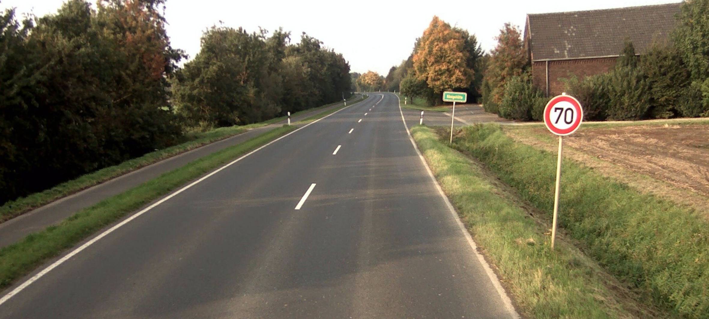Bauarbeiten auf der Königshütte in Kempen