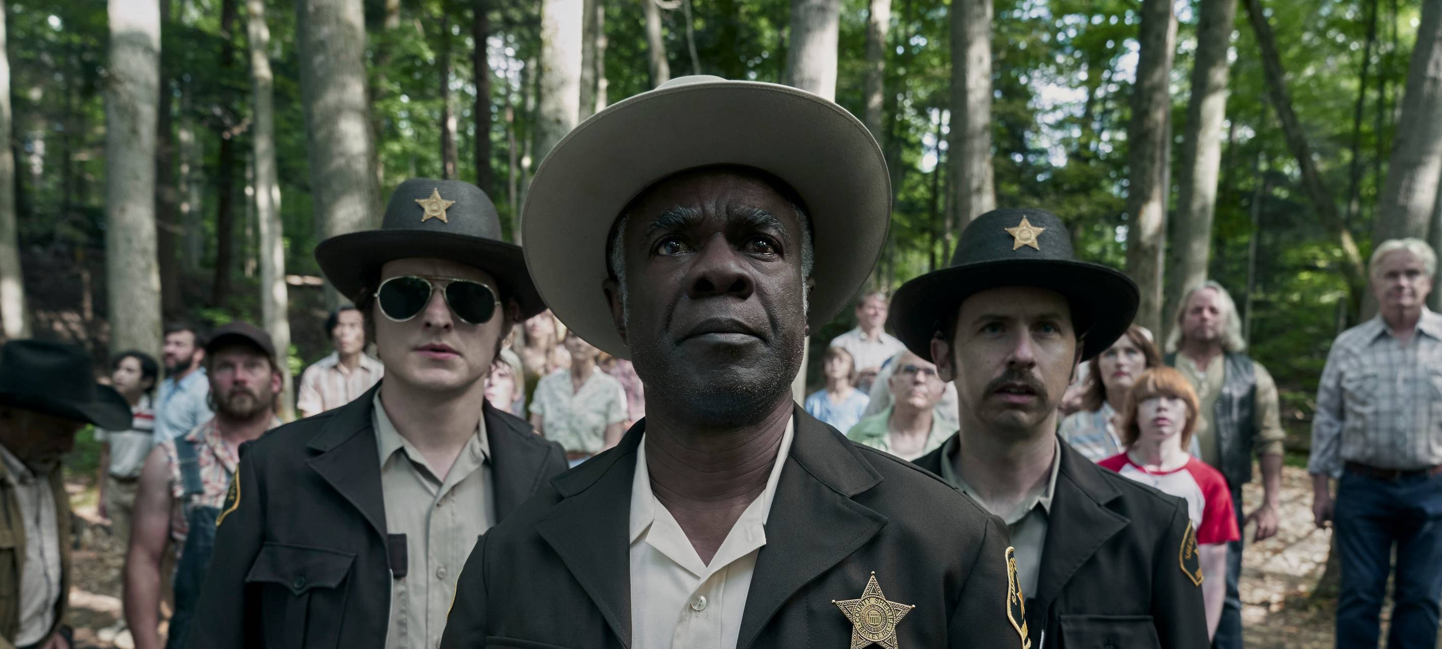 Die Polizei an der Unglücksstelle.