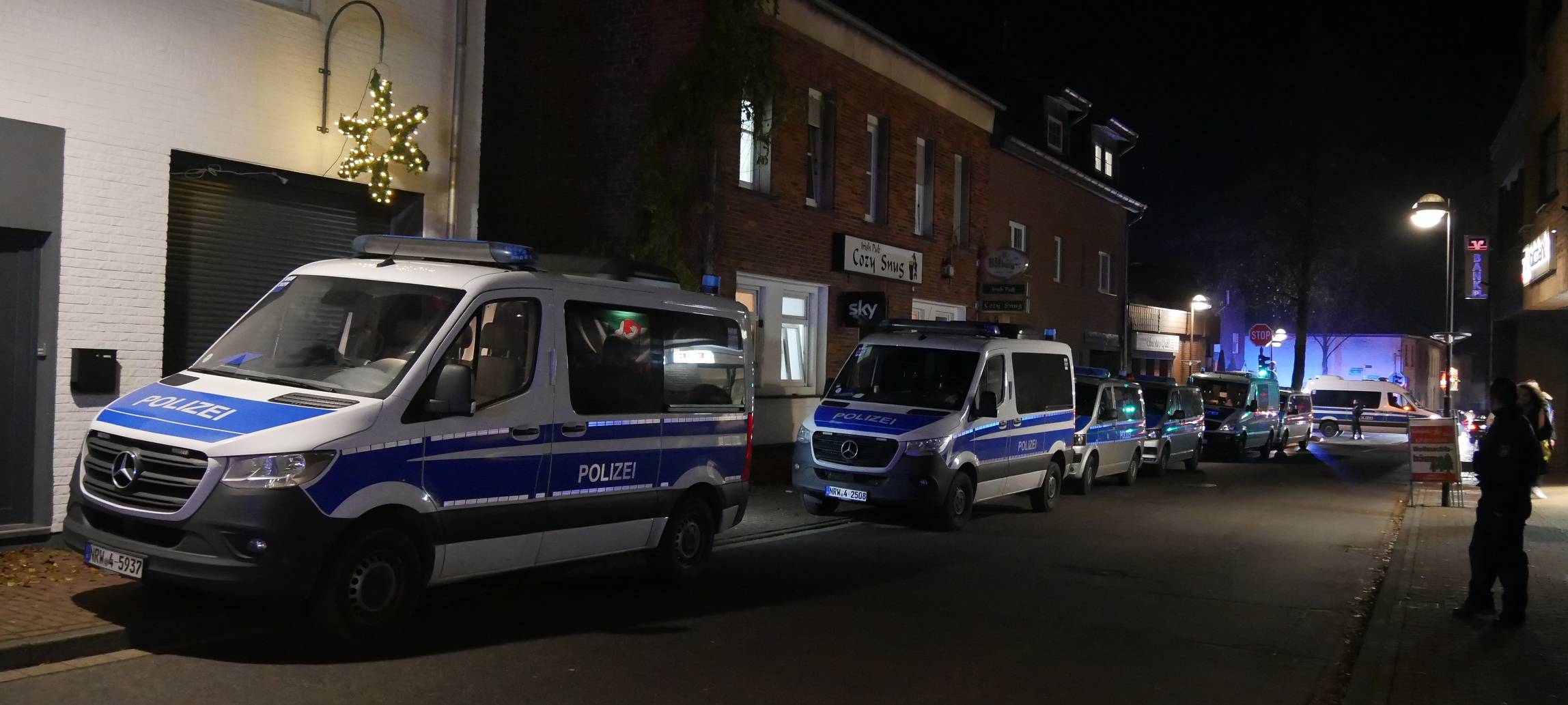 Razzia in Brüggen und Nettetal
