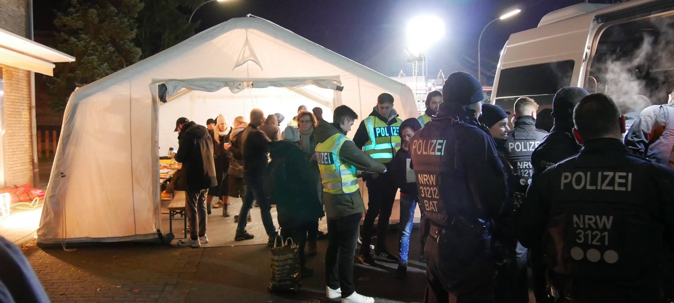 Razzia in Brüggen und Nettetal