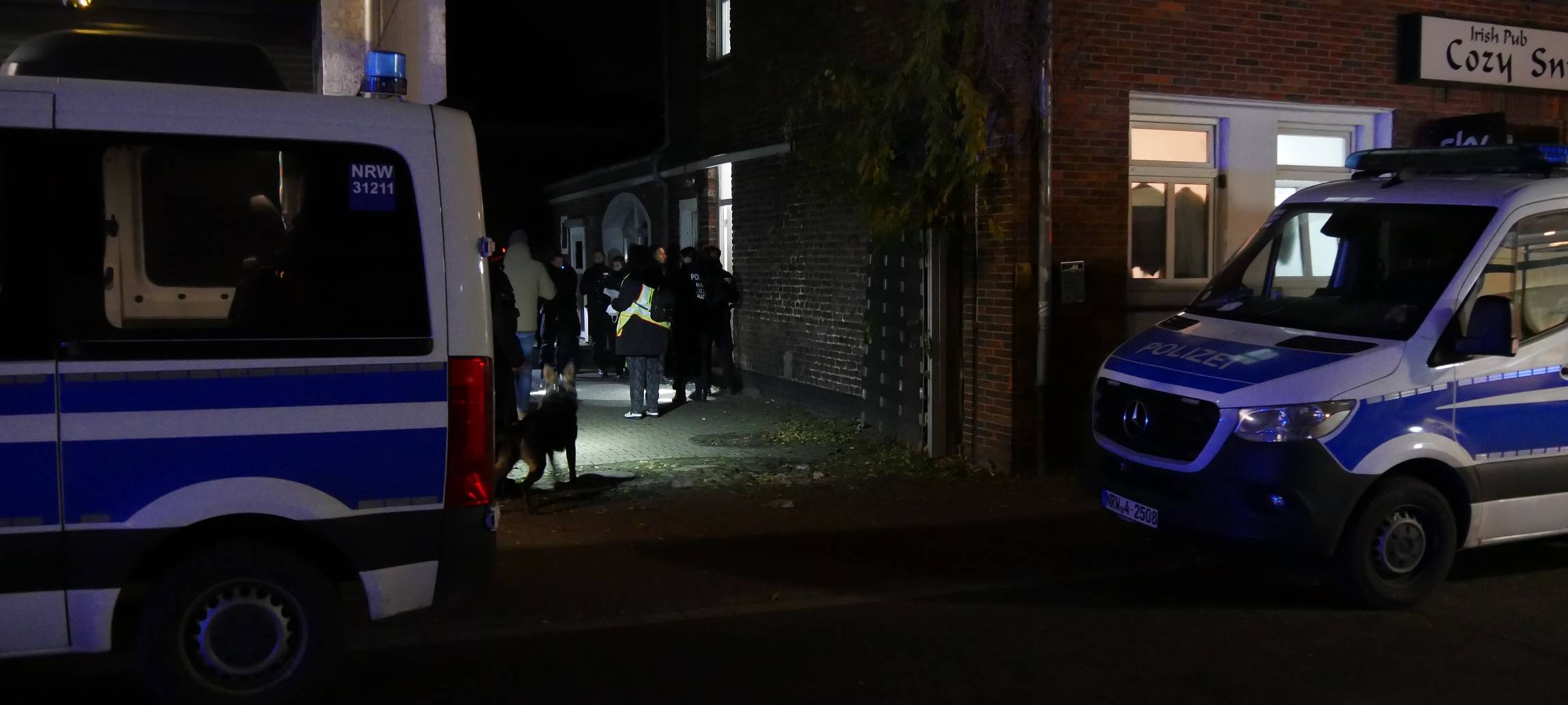 Razzia in Brüggen und Nettetal