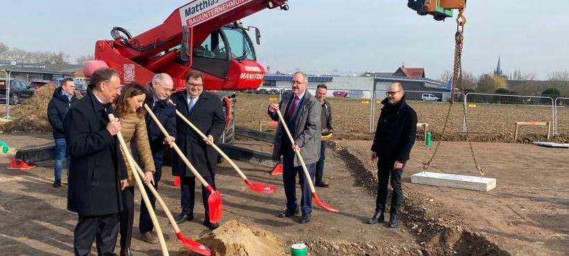 Spatenstich für neues Katastrophenschutzzentrum in Hüls