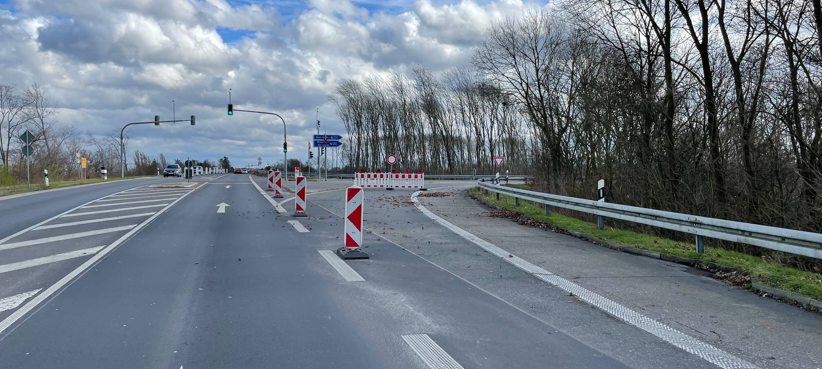 Niederrhein: Nächtliche Einschränkungen auf der A44