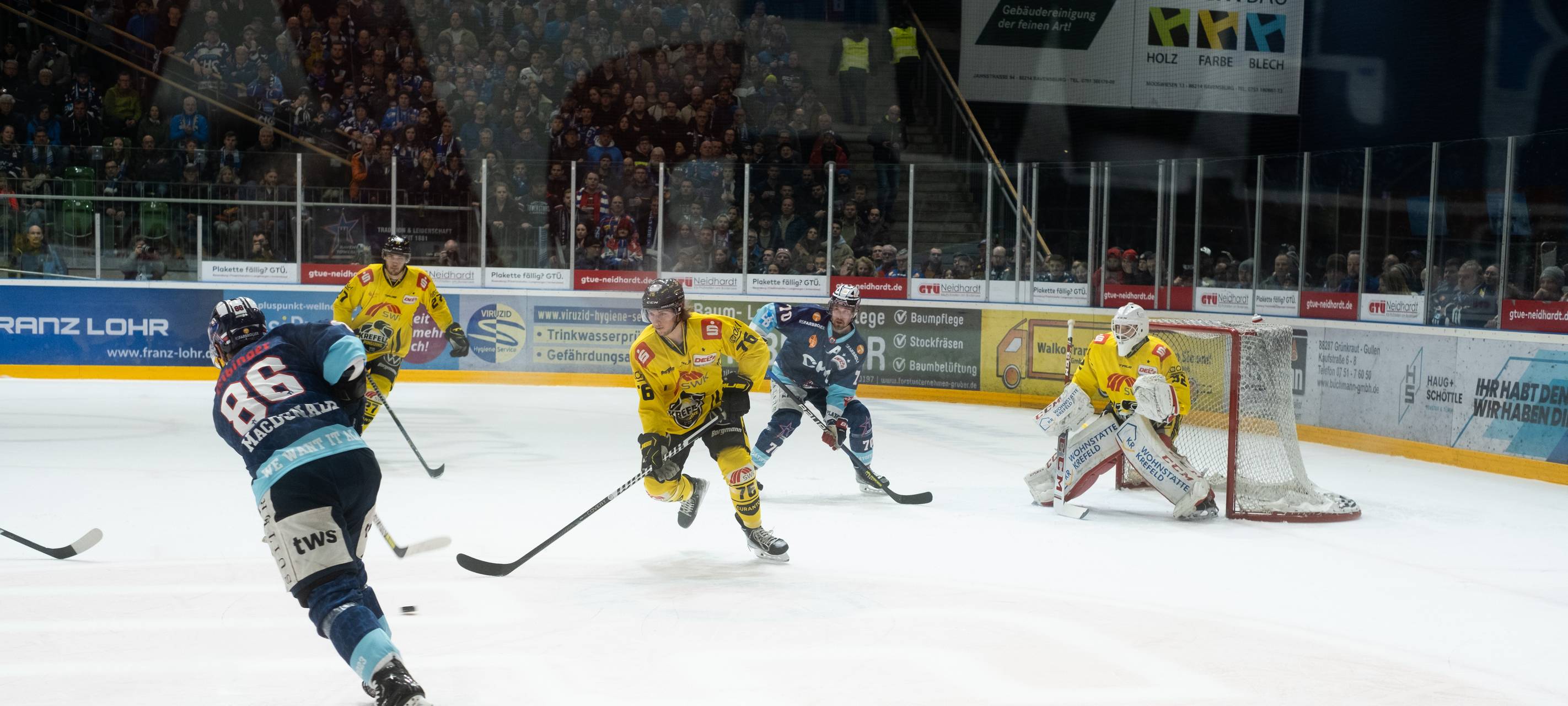 DEL2-Playoffs: Drittes Spiel für die Pinguine