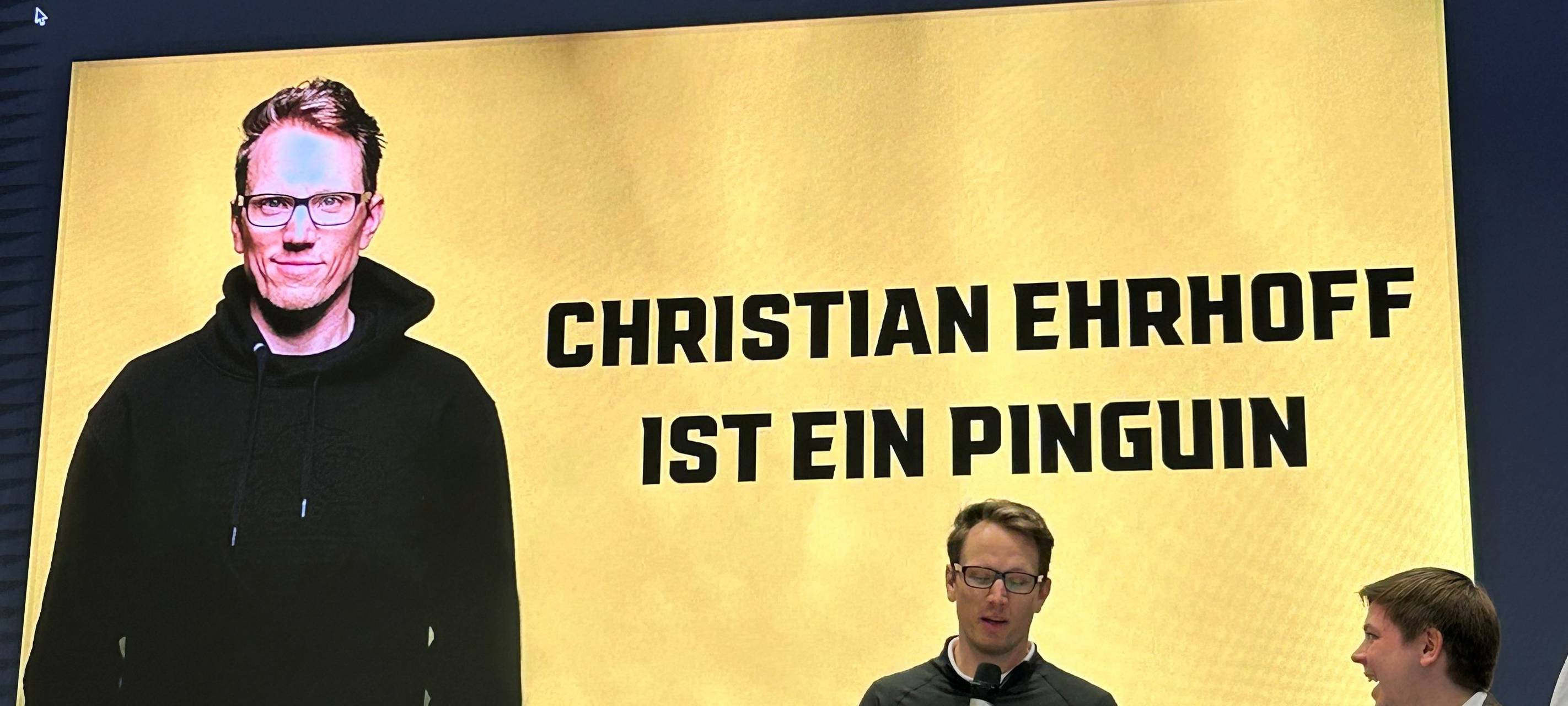 Christian Ehrhoff wieder ein Pinguin