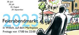 Wein und Live-Musik beim Feierabendmarkt in Willich