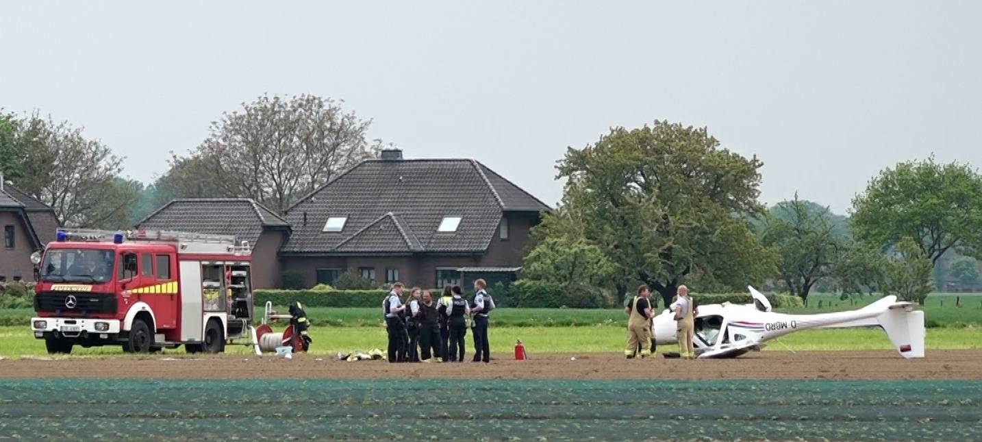 Bruchlandung in Kempen