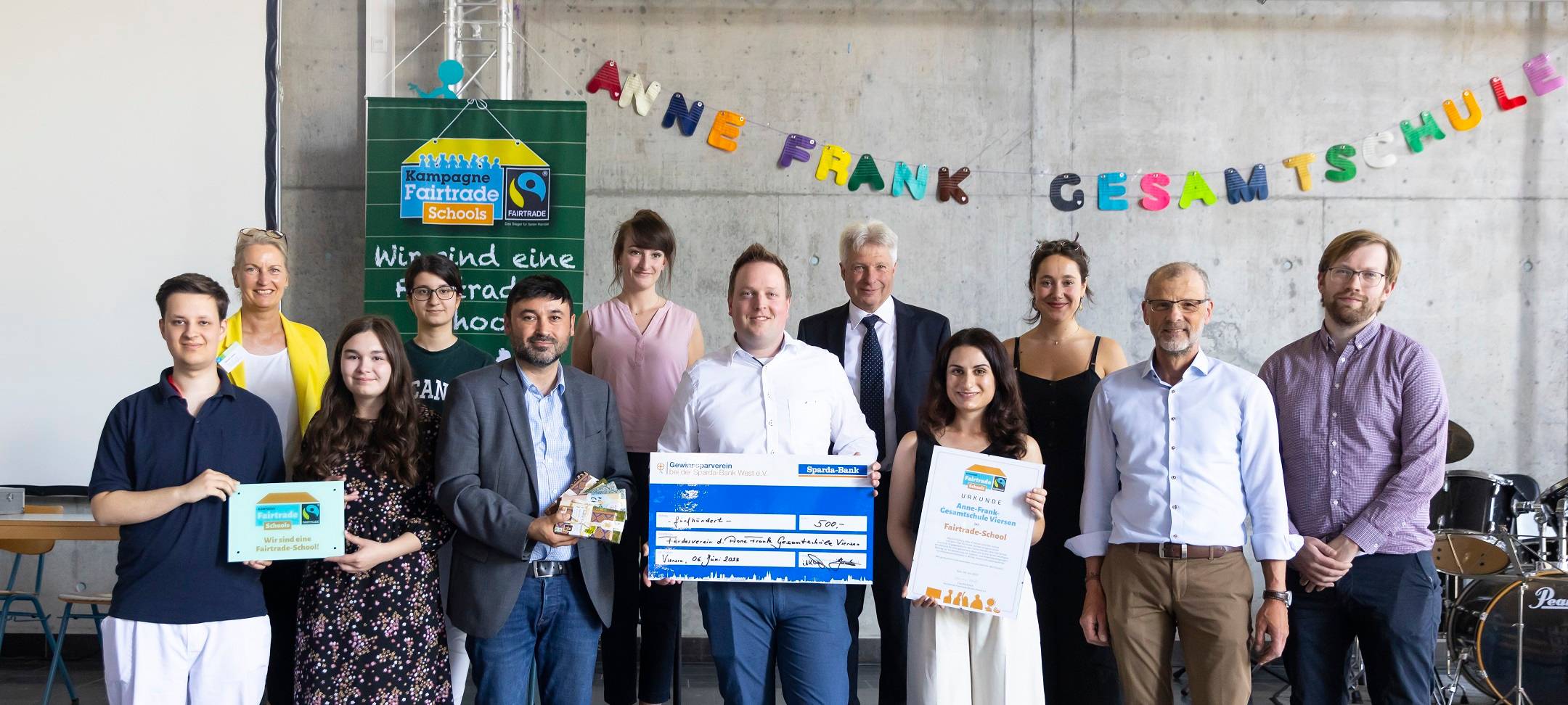 Viersener Gesamtschule ist Fairtrade-School