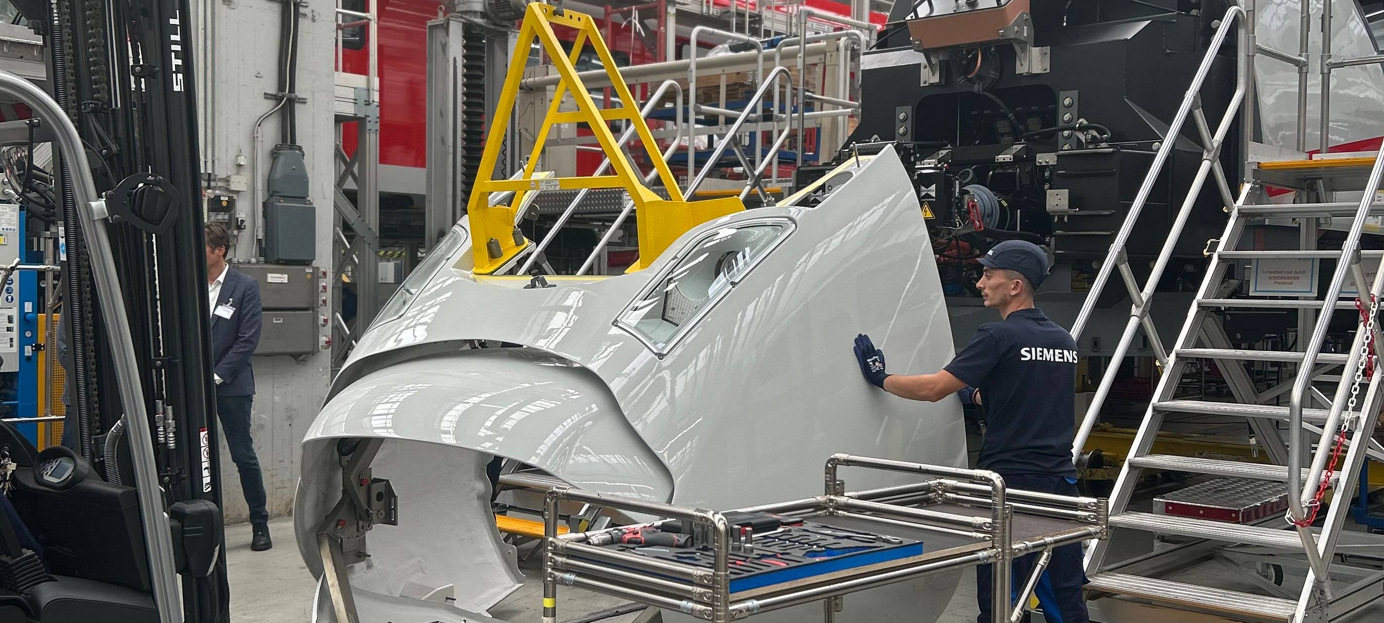 Neue ICE werden in Krefeld gebaut