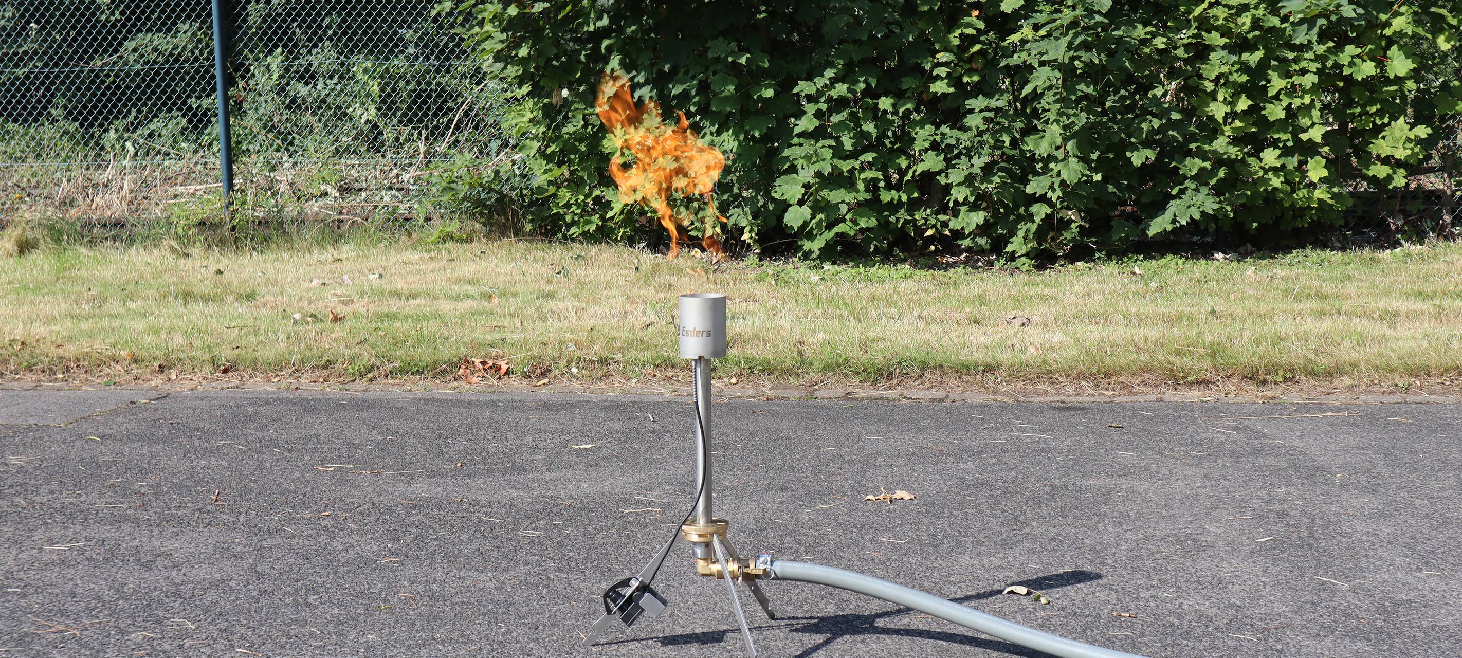 Stadtwerke Krefeld setzen Gasfackeln ein