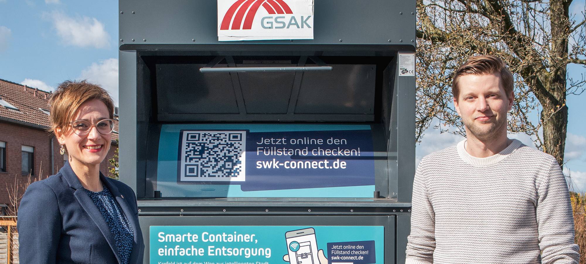 Umfrage zu smarten GSAK-Containern in Hüls