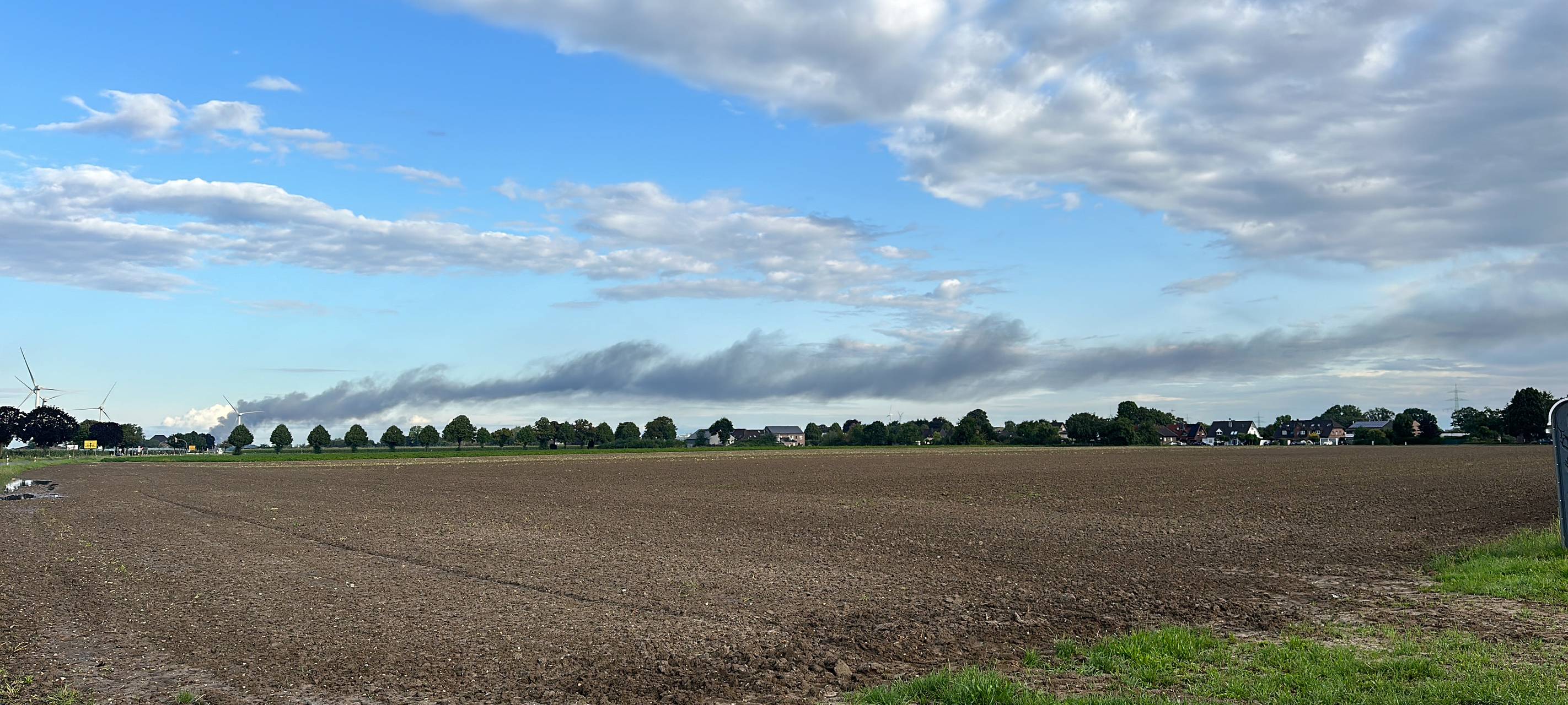 Brand in Kempener Industriegebiet