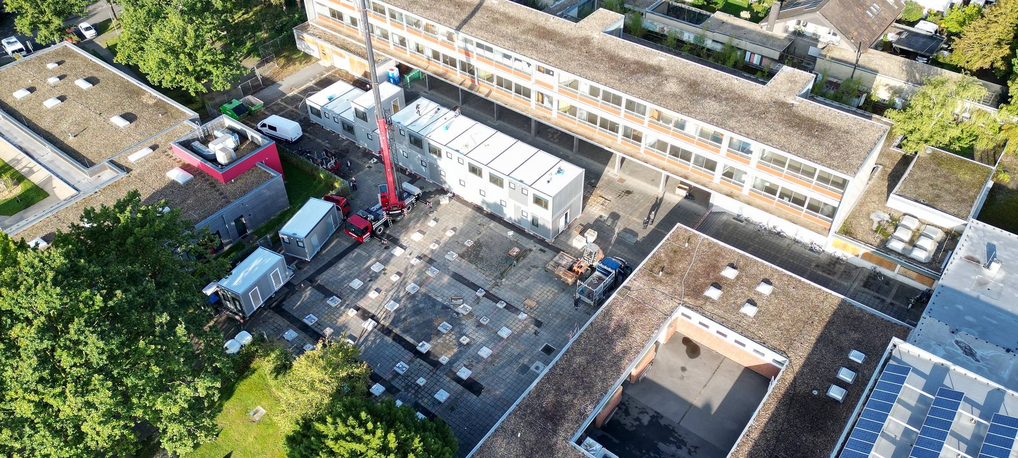 Nettetal: Wohncontainer für Geflüchtete fast fertig