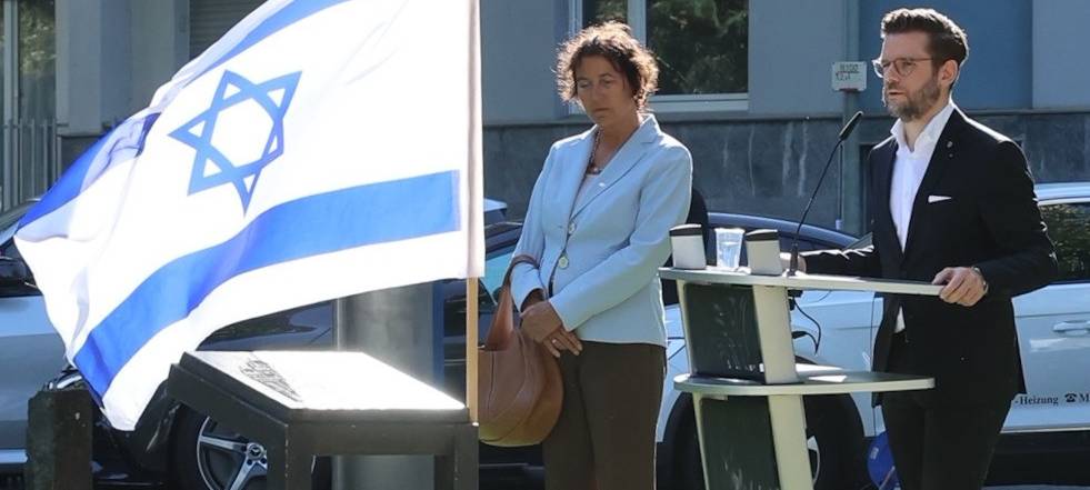 Anemüller bei Solidaritäts-Kundgebung für Israel