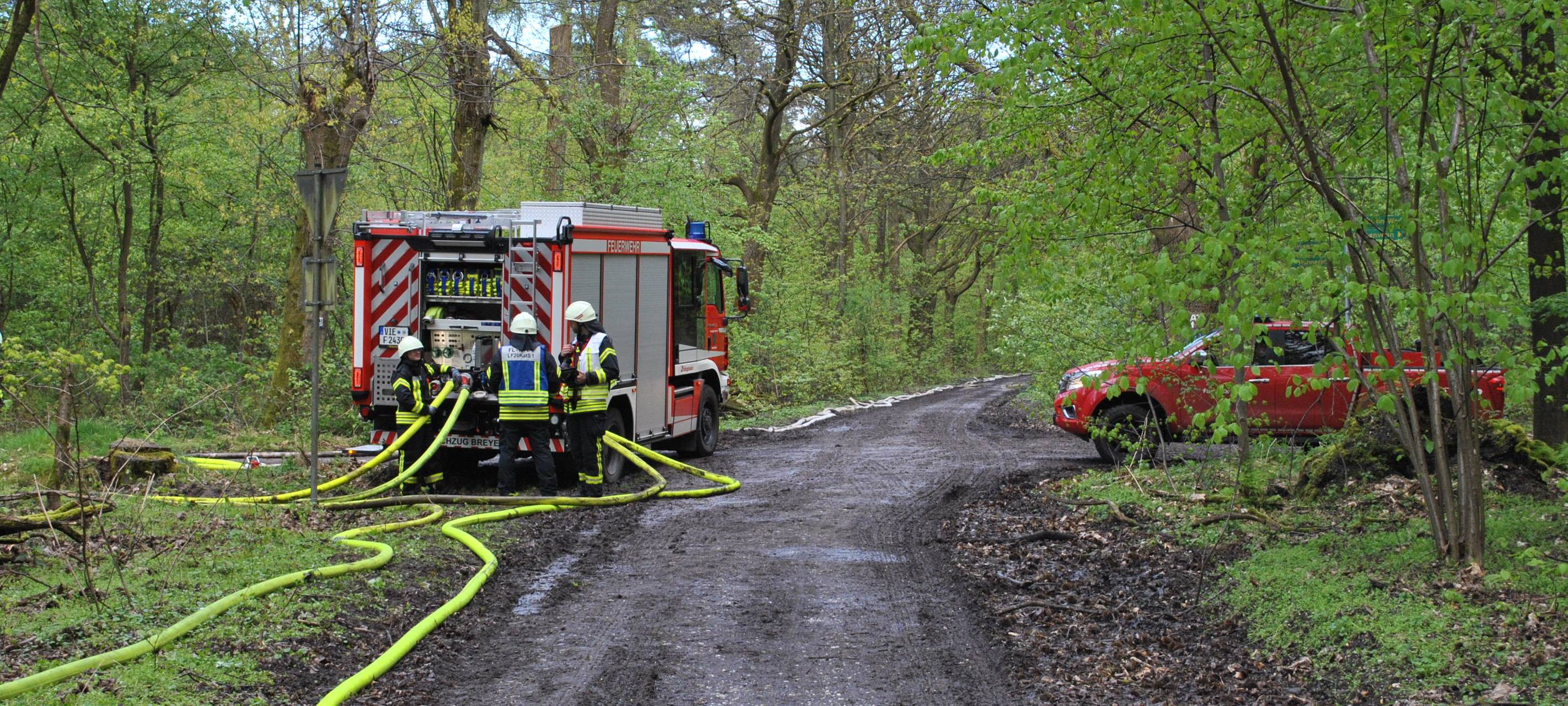 Erfolgreiche Waldbrandübung in Nettetal