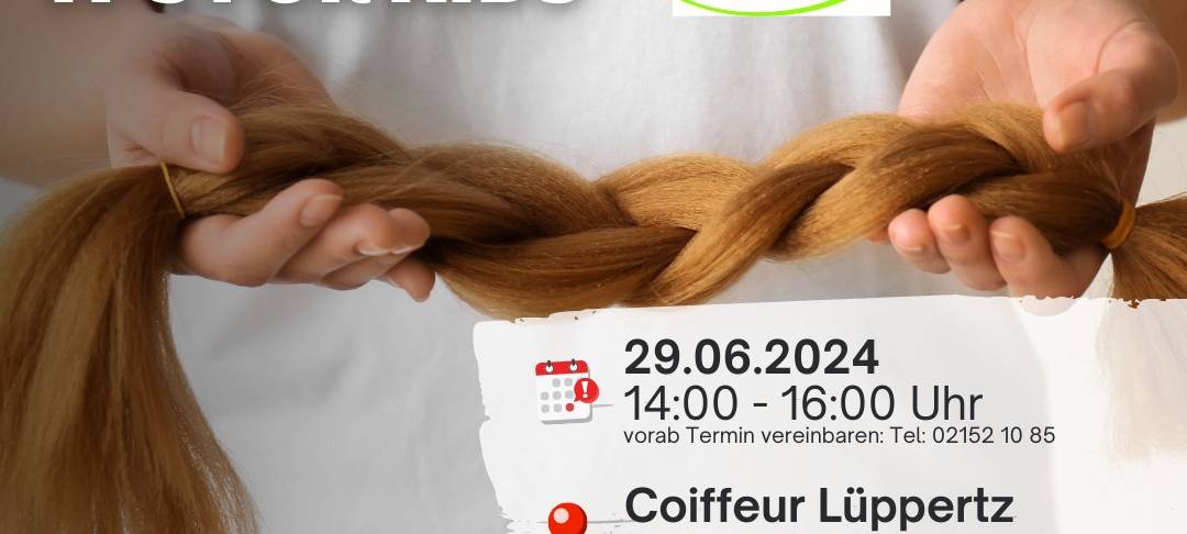 Haarspendetag zugunsten krebskranker Kinder