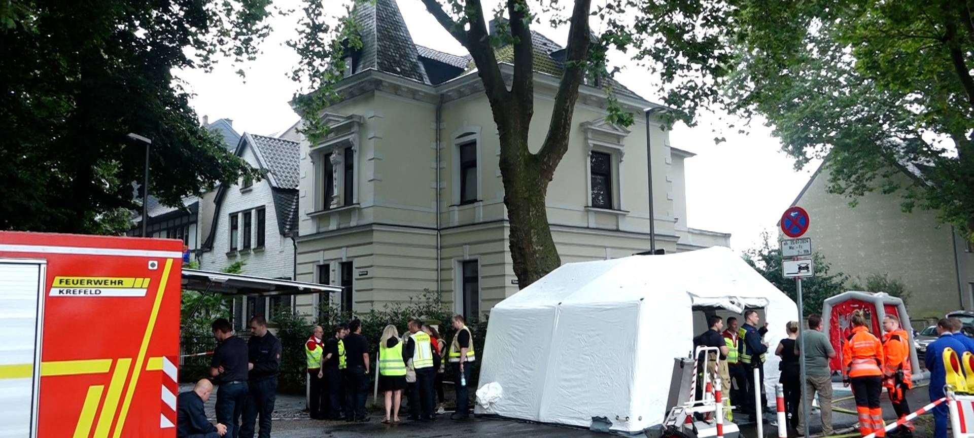 Krefeld: Erst ein Einbruch - dann ein Gefahrstoffeinsatz