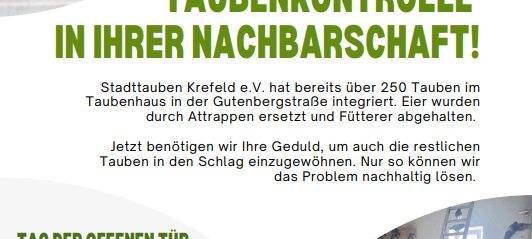 Krefelder können Taubenhaus besichtigen