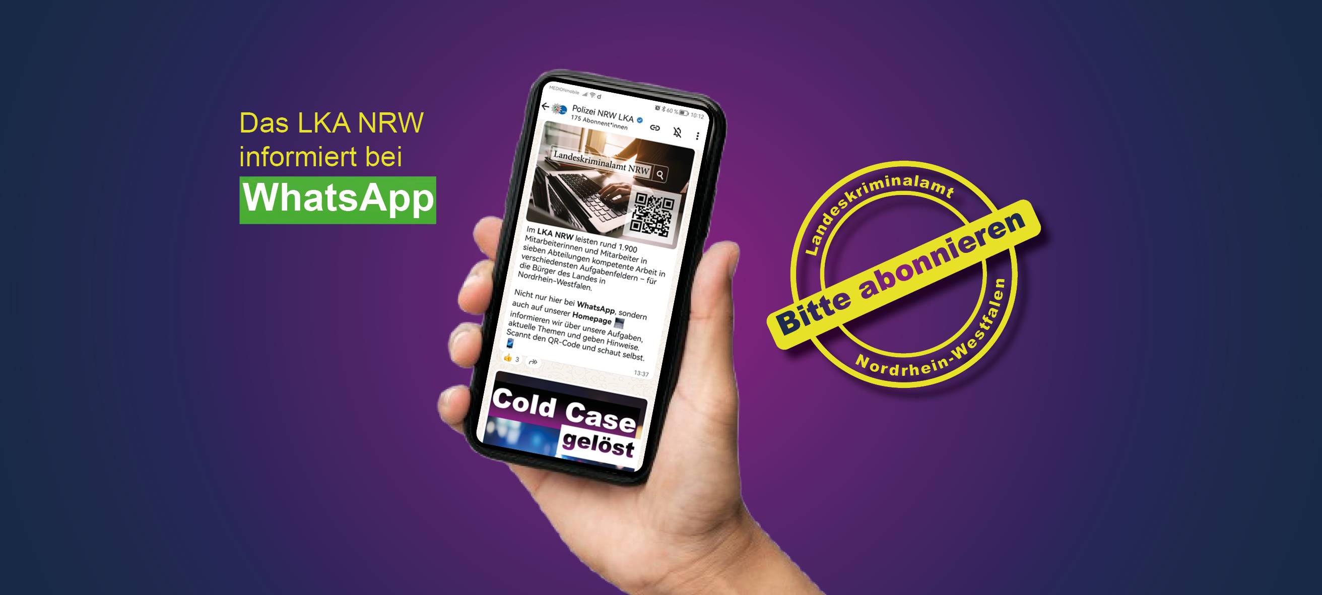 LKA in NRW startet WhatsApp-Kanal