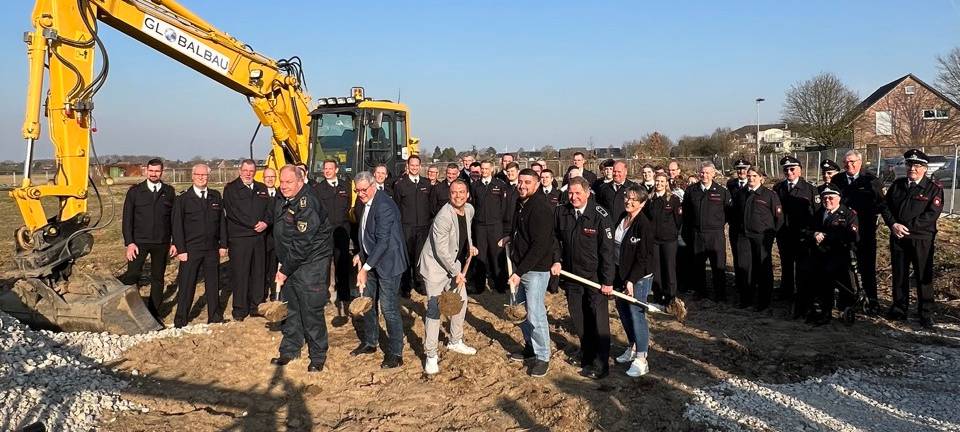 Spatenstich für Neubau Feuerwache Willich