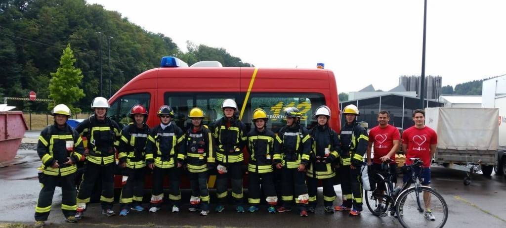 Km4Kids - Feuerwehrleute laufen für den guten Zweck