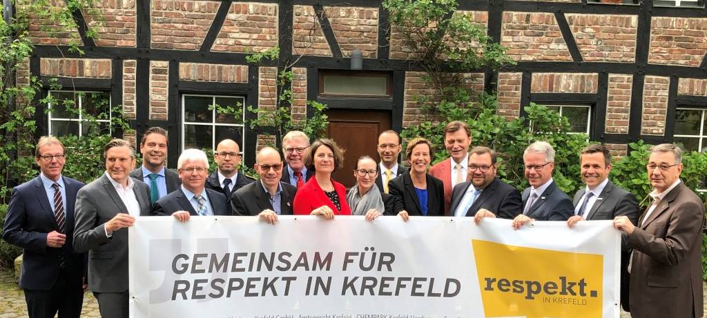 Die Vertreter der 19 wichtige Institutionen aus Krefeld