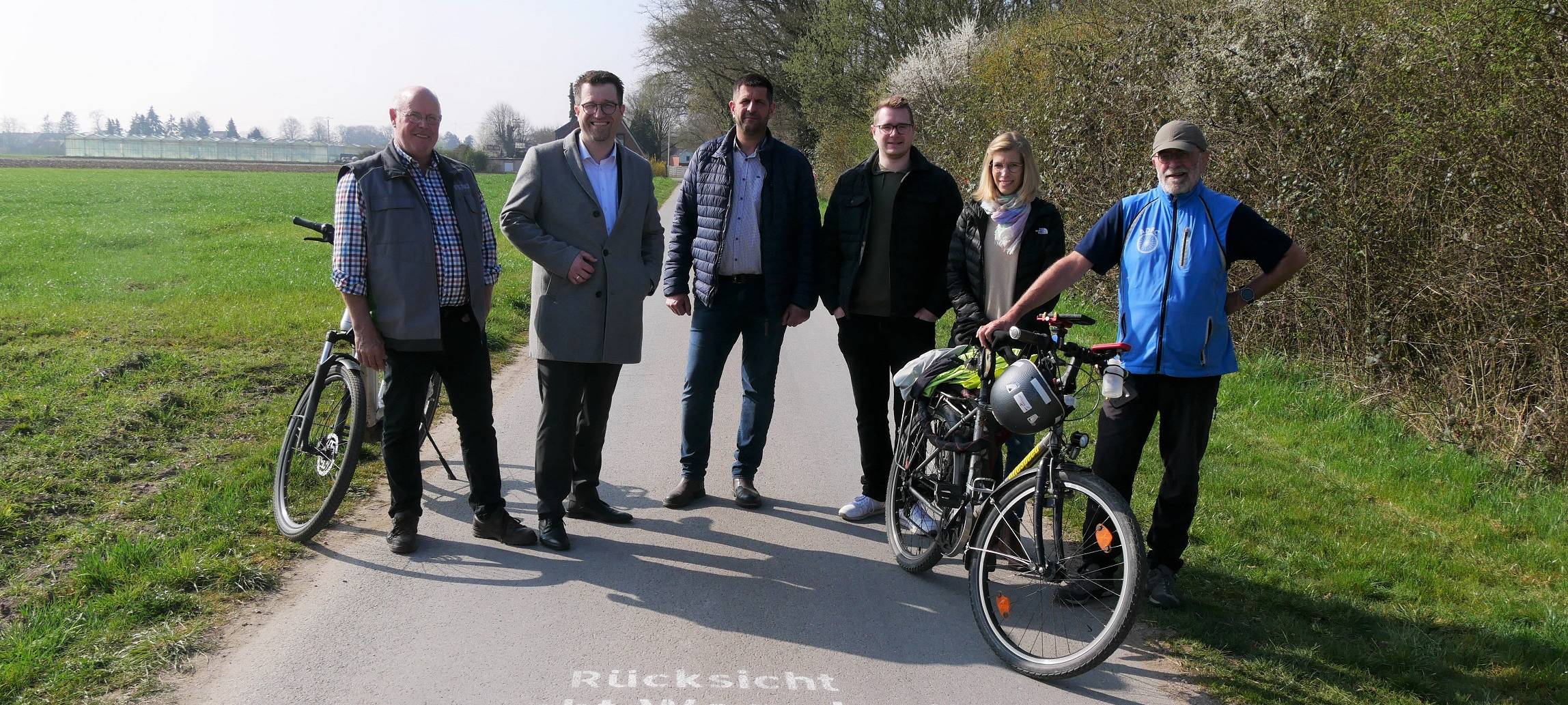 Kampagne "Rücksicht macht Wege breit" in Nettetal