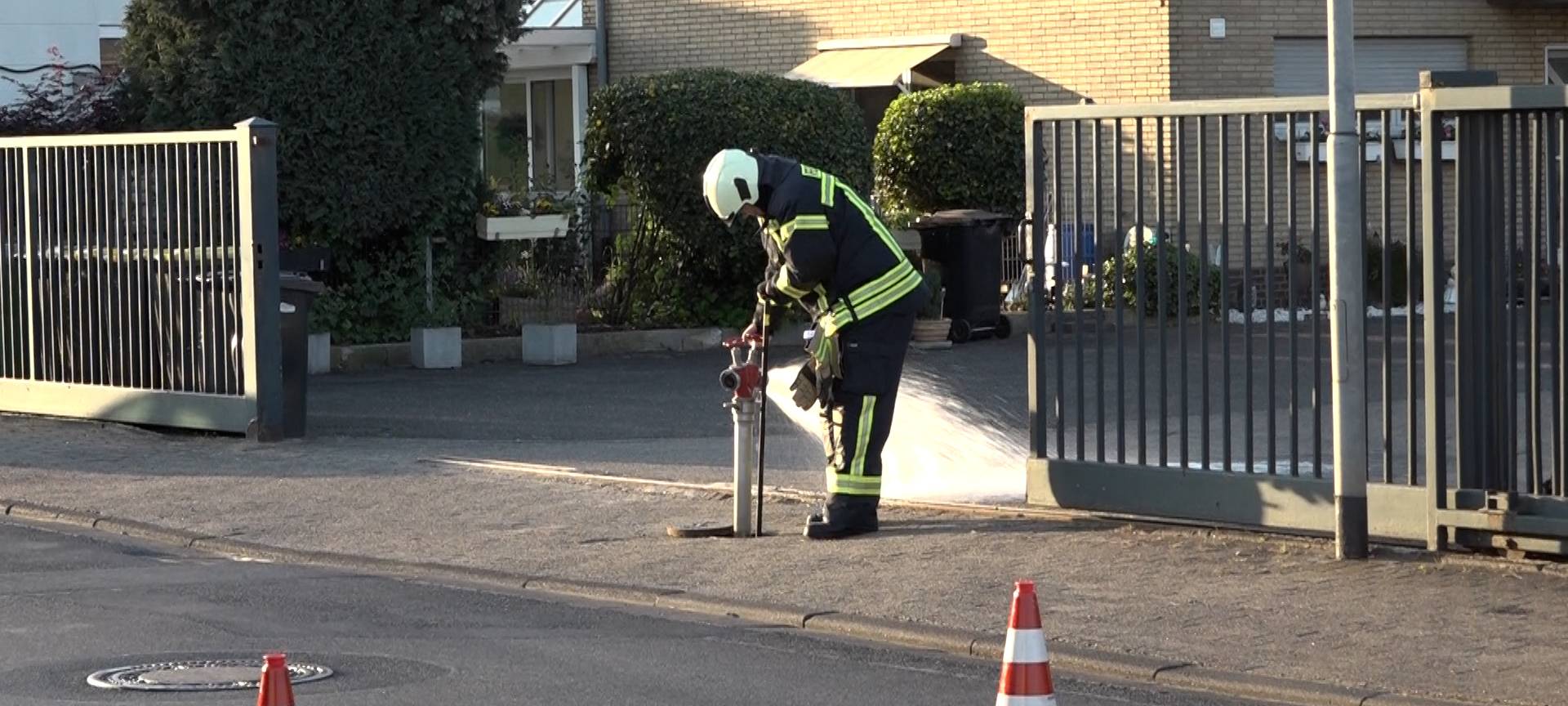 News Ticker: Brand am Wertstoffhof in Kempen