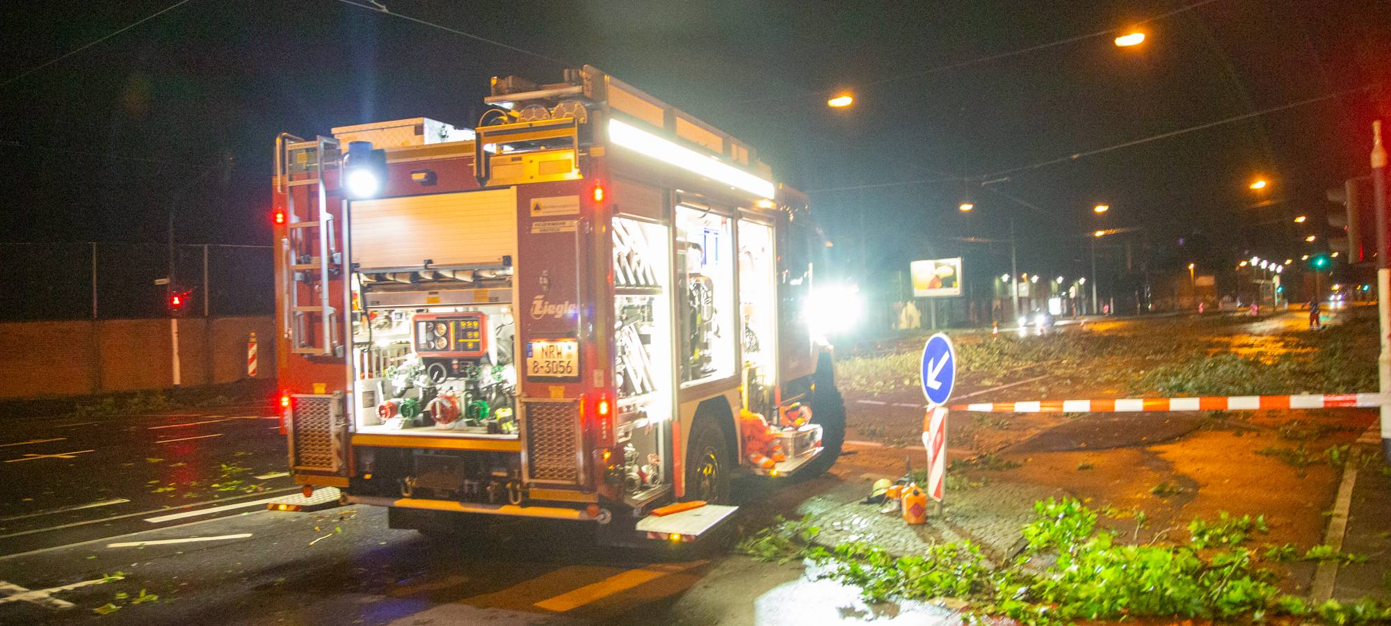 Große Feuerwehreinsätze am Niederrhein