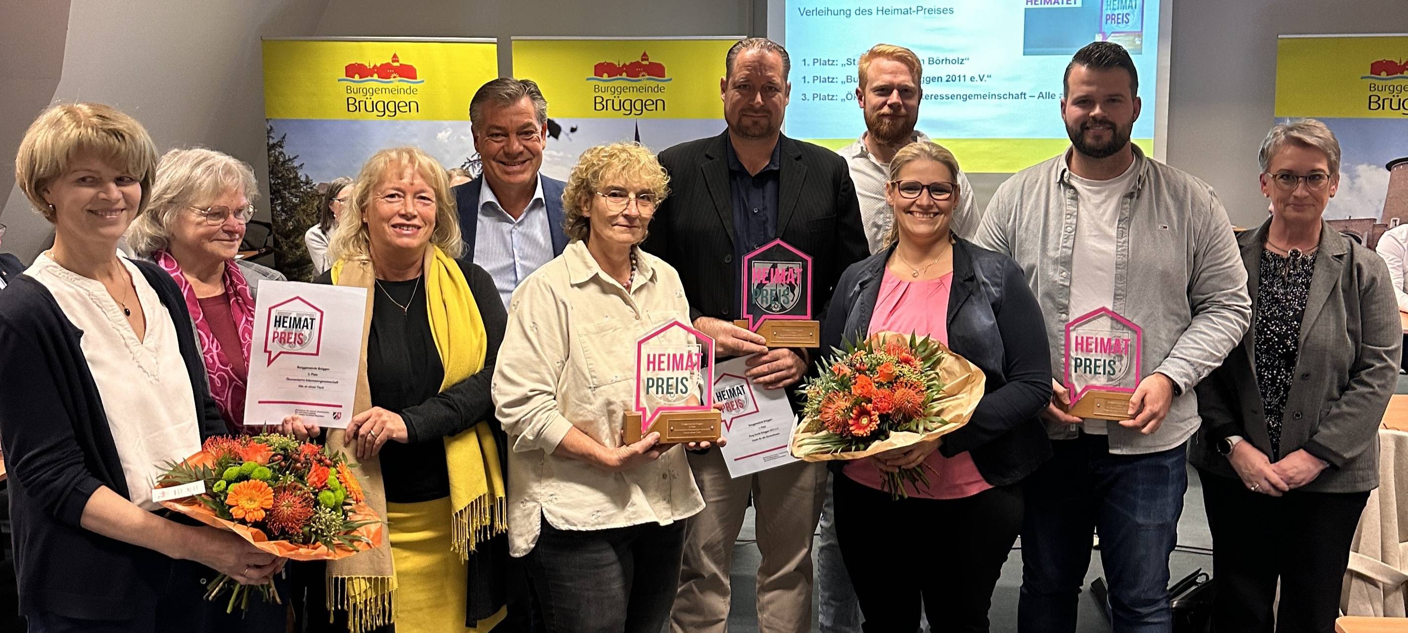 Heimat-Preis 2025: Brüggen ehrt engagierte Bürger