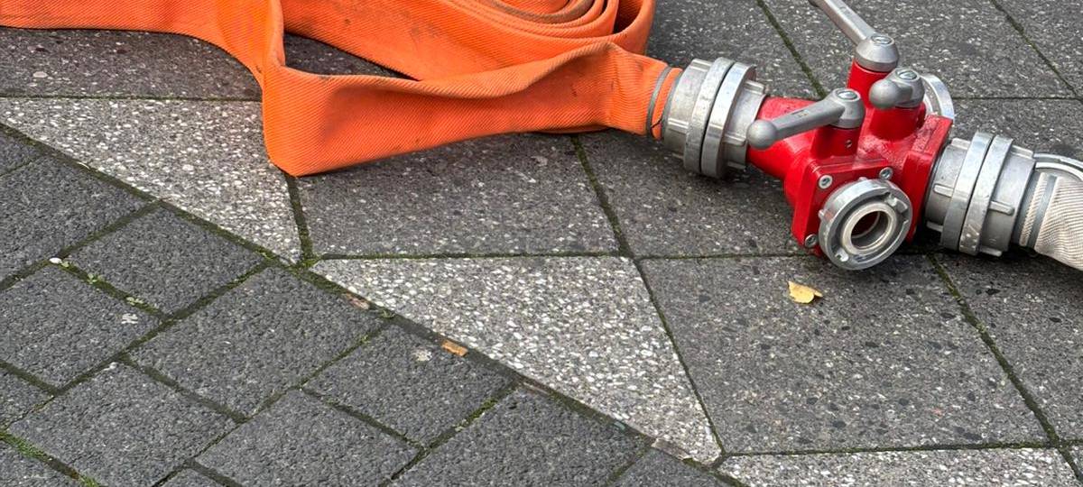 Brand im Tedi-Markt in Krefelder Innenstadt