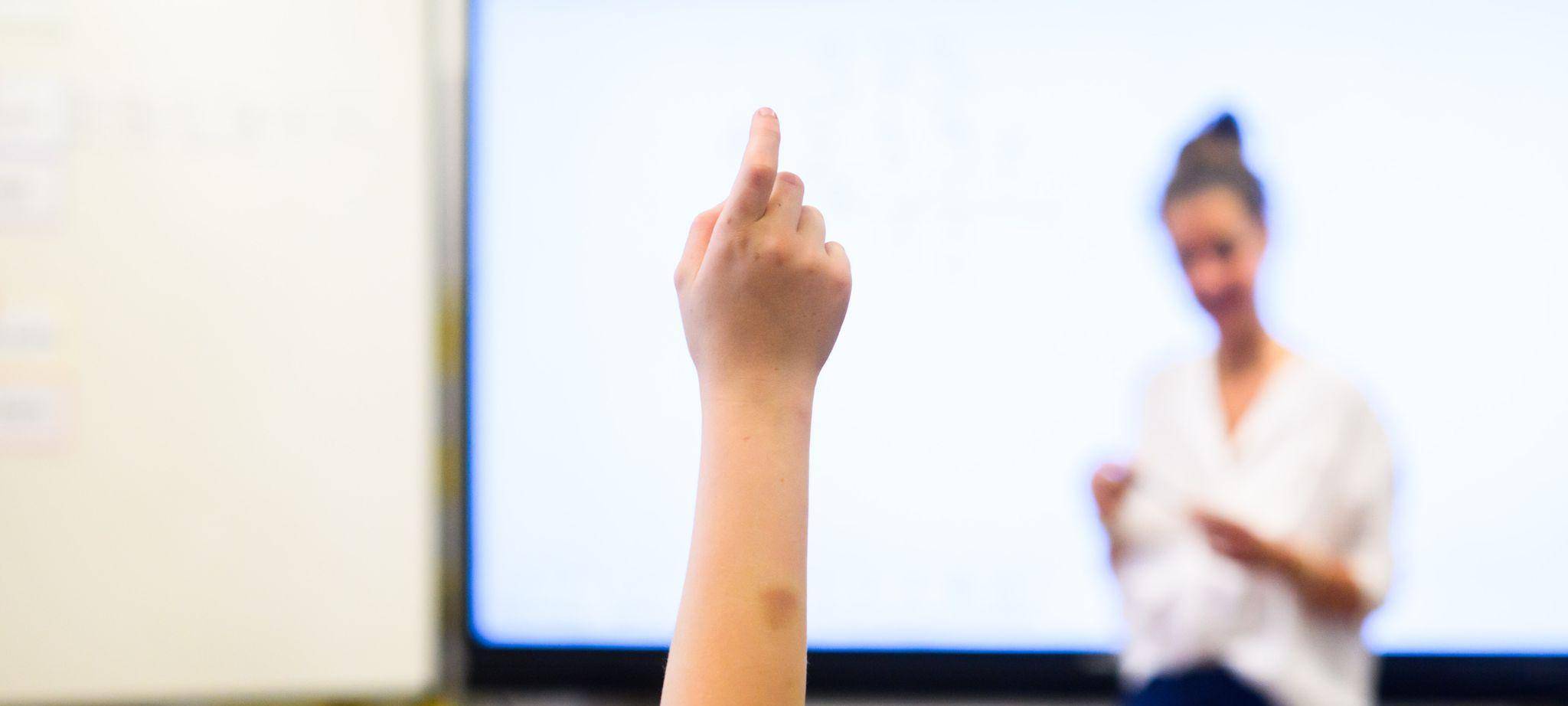 Unterricht in einer Grundschule