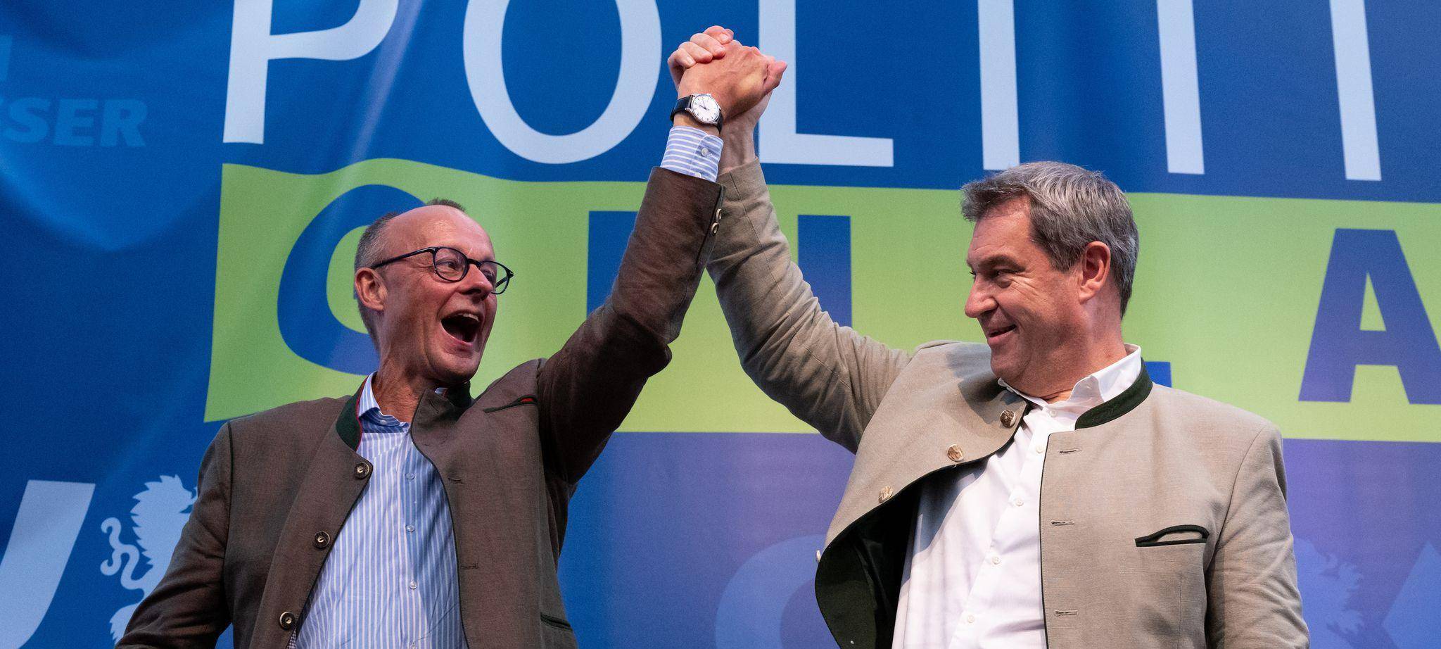 Politischer Frühschoppen auf dem Volksfest Gillamoos