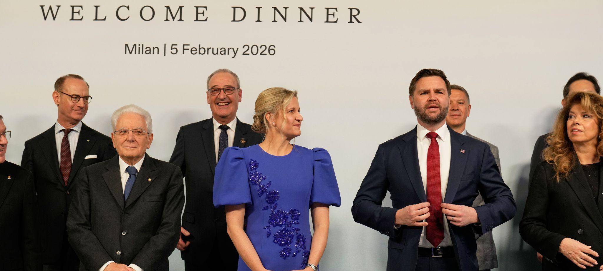 Olympische Winterspiele 2026 - Dinner für Staatsoberhäupter