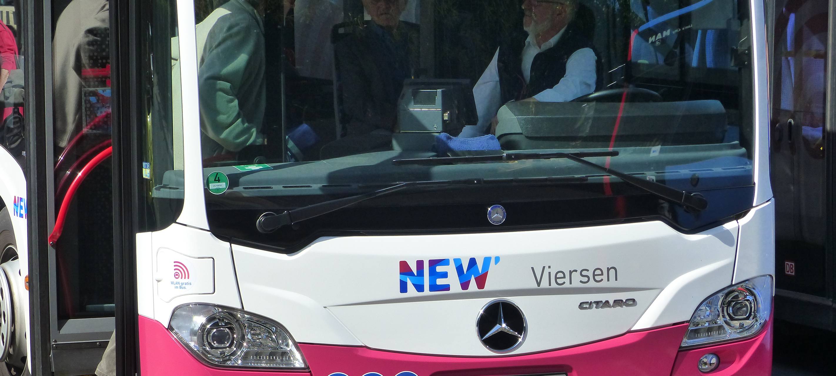 Fahrgastzählung in den Bussen der NEW