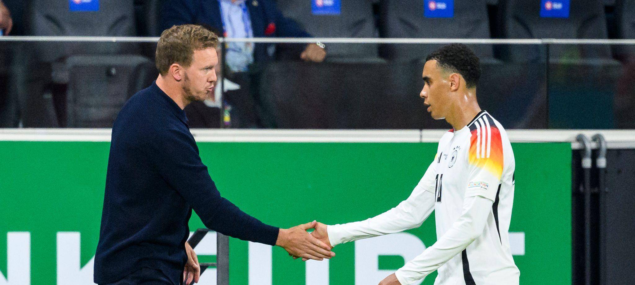 Julian Nagelsmann und Jamal Musiala