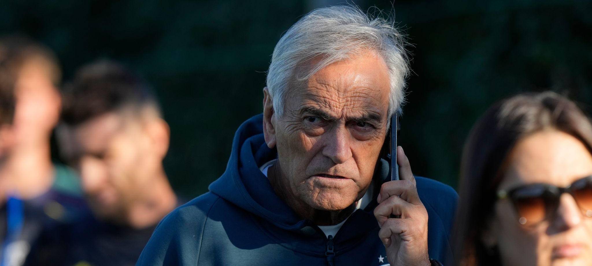 Der Präsident von Italiens Fußballverband, Gabriele Gravina.