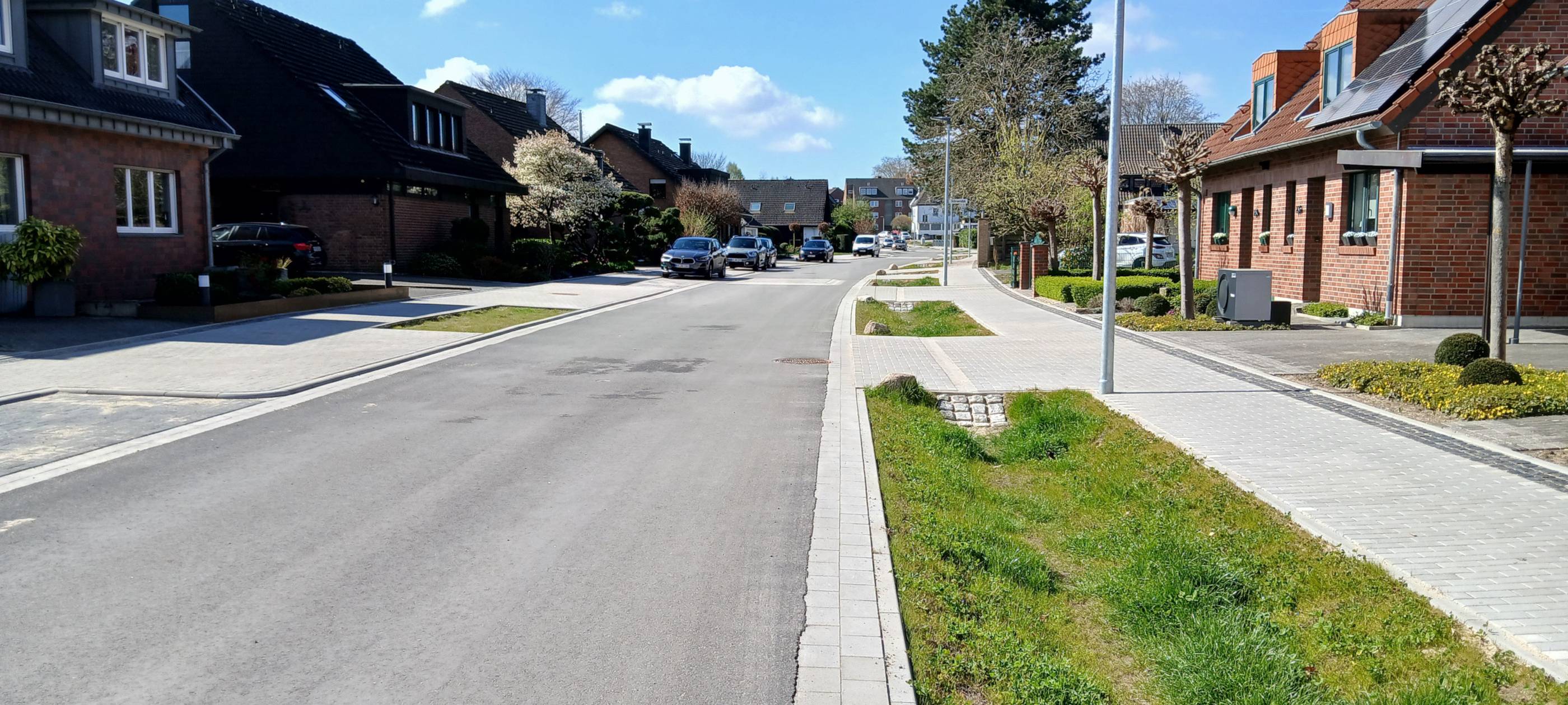 Schroersdyk in Krefeld ist fertiggestellt