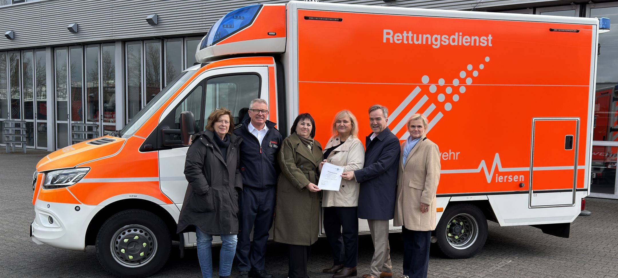 Viersen spendet Rettungswagen an Ukraine