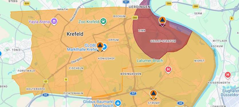Entwarnung nach Großbrand im Krefelder Hafen