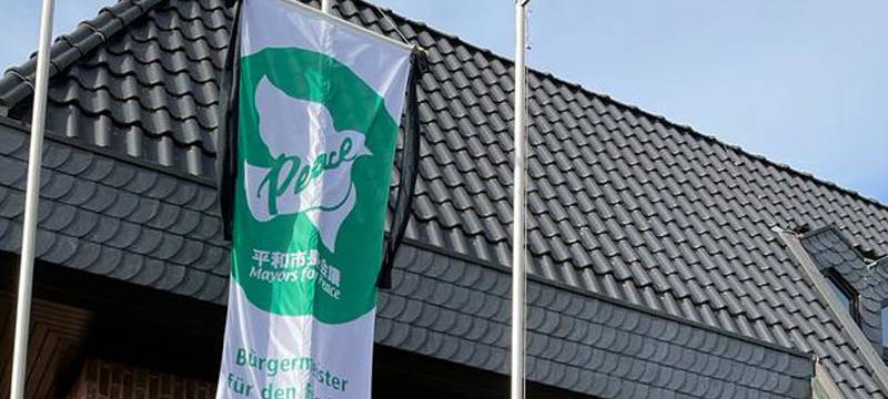 Niederrhein zeigt heute Flagge für den Frieden